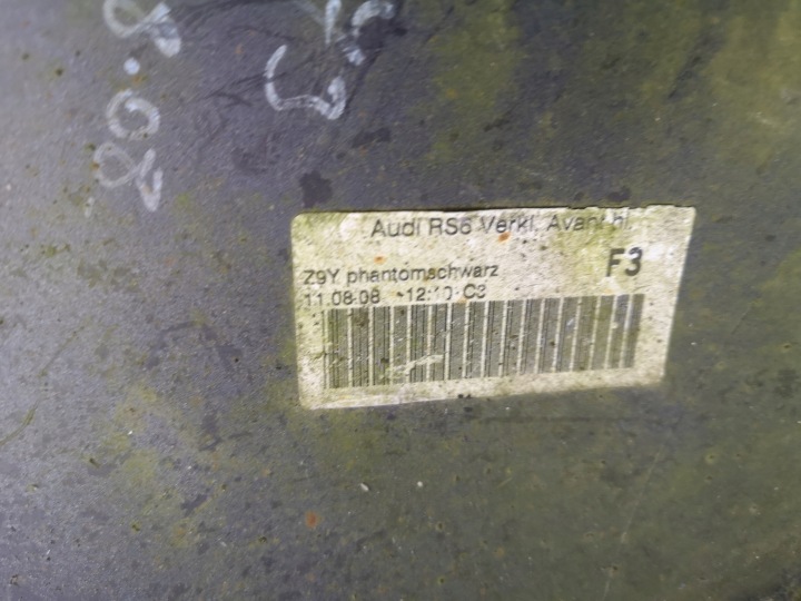AUDI RS6 4F9 PARE-CHOCS ARRIÈRE ARRIÈRE