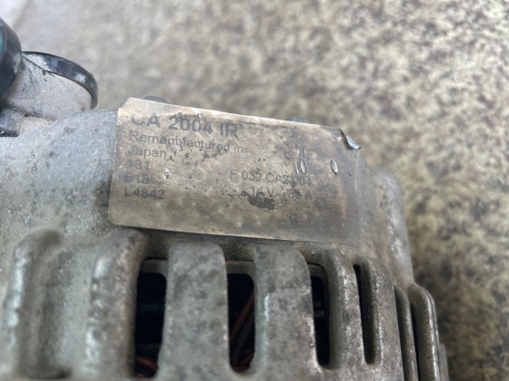 ALTERNATEUR KOLKO SUZUKI GRAND VITARA 2 II 2.0 B 16 V 140 KM J20A EN TRÈS BON ÉTAT
