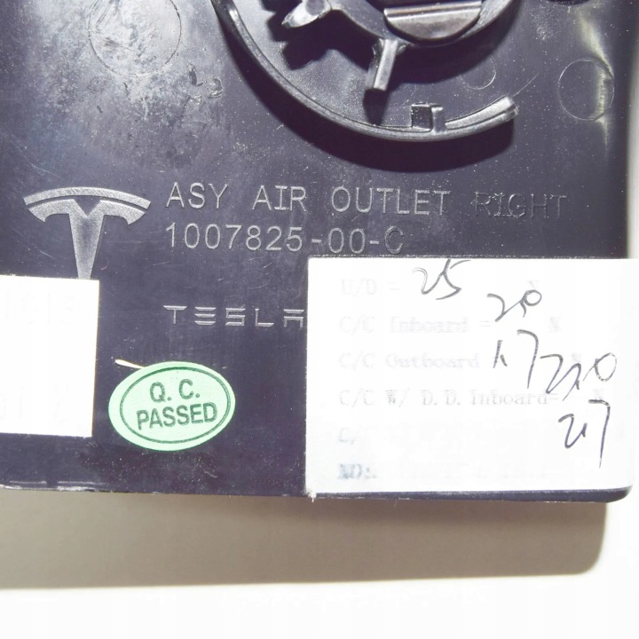 BUSE SÉCURITÉ TESLA MODÈLE AVEC 2015 100782500C