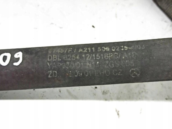 MERCEDES-BENZ CLK A209 C209 2003 CONDUITES DE DÉRIVATION RADIATEURS EAU