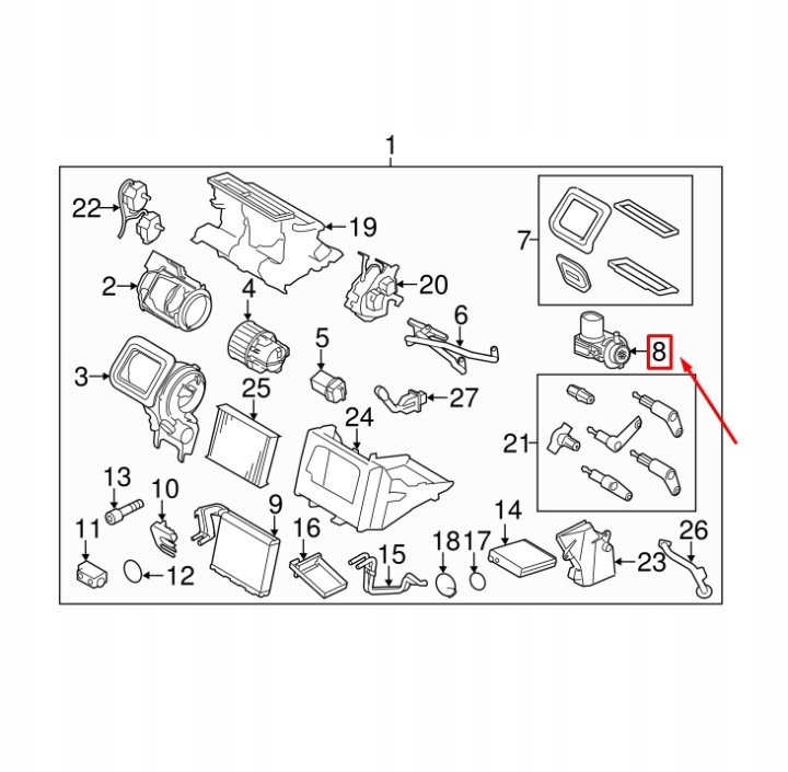 VOLVO XC70 P24 CAPTEUR QUALITÉ AIR 31418282 ORIGINAL