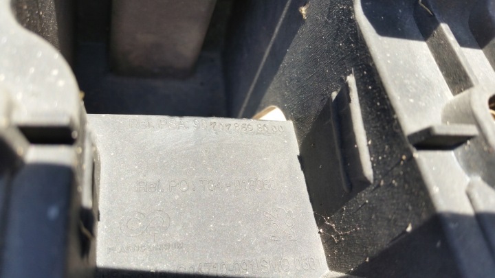 PEUGEOT 3008 I RENFORCEMENT POUTRE PARE-CHOCS AVANT 9670786980