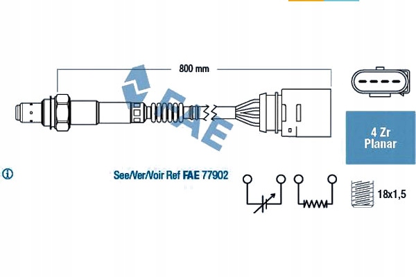 77203 SONDA LAMBDA VW BORA 1.8 T (1J2) 