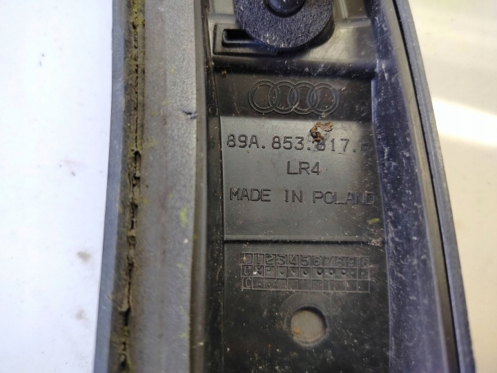 MOULURE GARDE-BOUE GAUCHE ARRIÈRE ARRIÈRE AUDI Q3 E-TRON E TRON 89A 89A853817