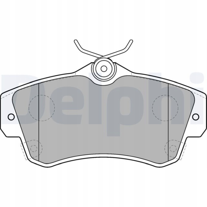 DELPHI LP1522 KIT PLAQUETTES FREINS FREINS DISQUE LP1522 LP1522
