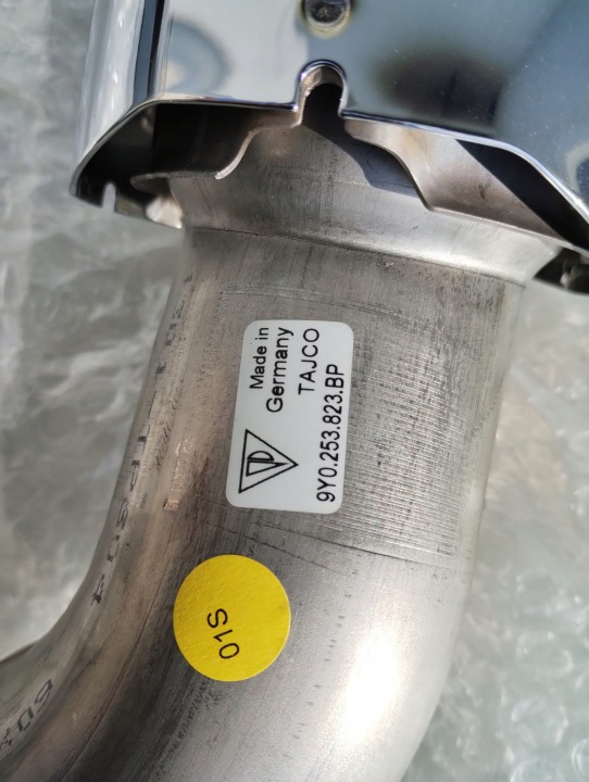 EMBOUTS ÉCHAPPEMENT GAUCHE DROITE PORSCHE CAYENNE 3 9Y 9Y0253683 OE ENSEMBLE NOUVEAU