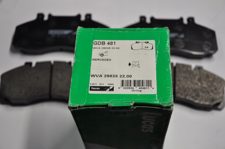 PLAQUETTES FREIN GDB481 AVANT MERCEDES 815 608