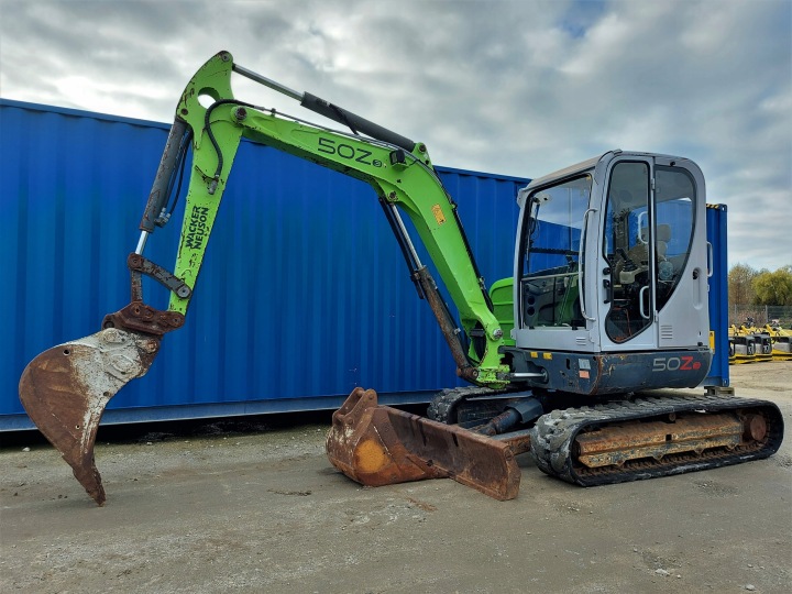 MINI-PELLE WACKER NEUSON 50Z3 RD 11R 5.2T