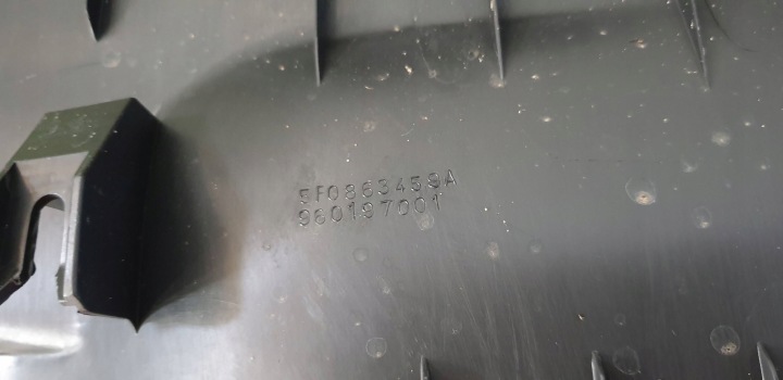 SEAT LEON III 5F PROTECTION COURROIE COUVERCLES DE COFFRE ARRIÈRE 5F0863459A