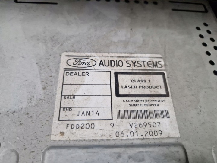 FORD MONDEO MK4 RADIO 6000 CD