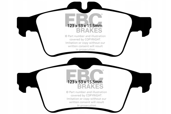 EBC DP41749R PADS JAGUAR XF X250 SPORTBRAKE XJ 