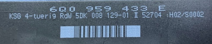 KIT DE DÉMARRAGE FABIA I 1,2 12V 03E906033A 5WP4430507