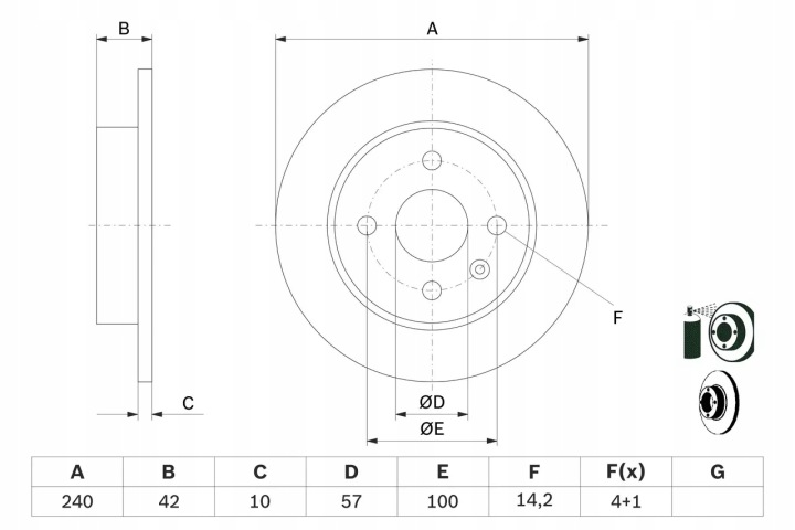 DISQUES FREIN PLAQUETTES ARRIÈRE OPEL ASTRA G II 1998-2005