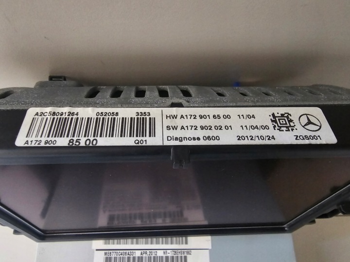 RADIO NAVIGATION MERCEDES ML W166 A1669005508 A1729008500