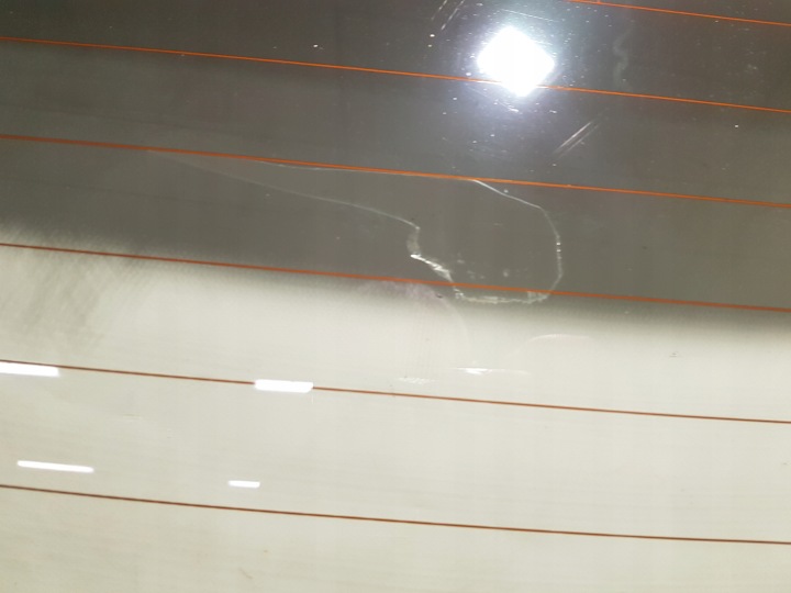 MERCEDES SL R230 W230 VITRE ARRIÈRE ARRIÈRE
