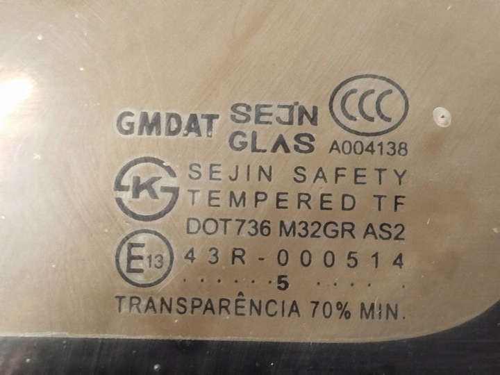 GLACE LATÉRALE ARRIÈRE SUZUKI FORENZA 43R000514