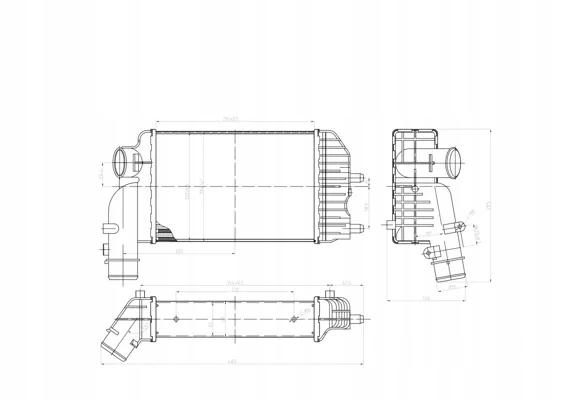 RADIATOR INTERCOOLER CITROEN JUMPER I JUMPY I FIAT DUCATO PEUGEOT BOXER photo 1 - milautoparts-fr.ukrlive.com