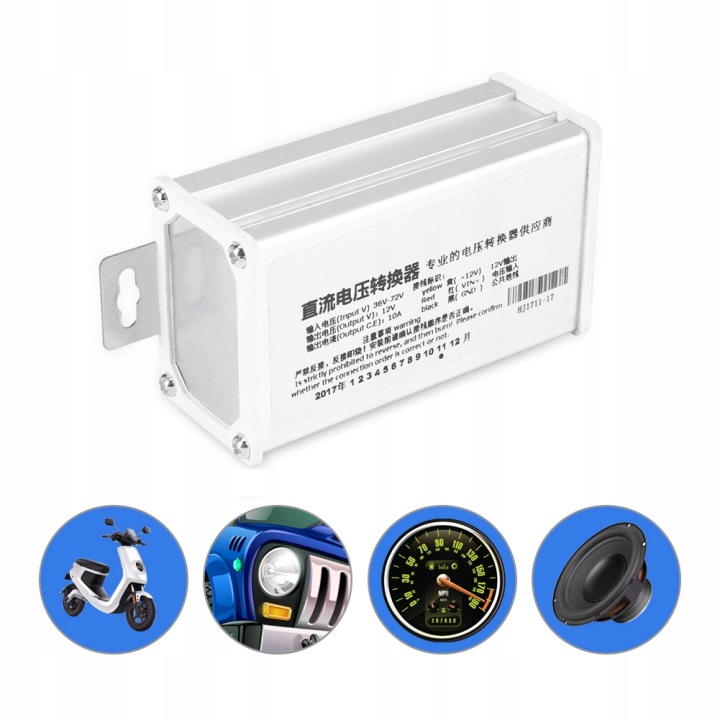 CONVERTISSEUR STEP-DOWN DC 36V-72V VERS 12V 10A 120W TRANSFORMER