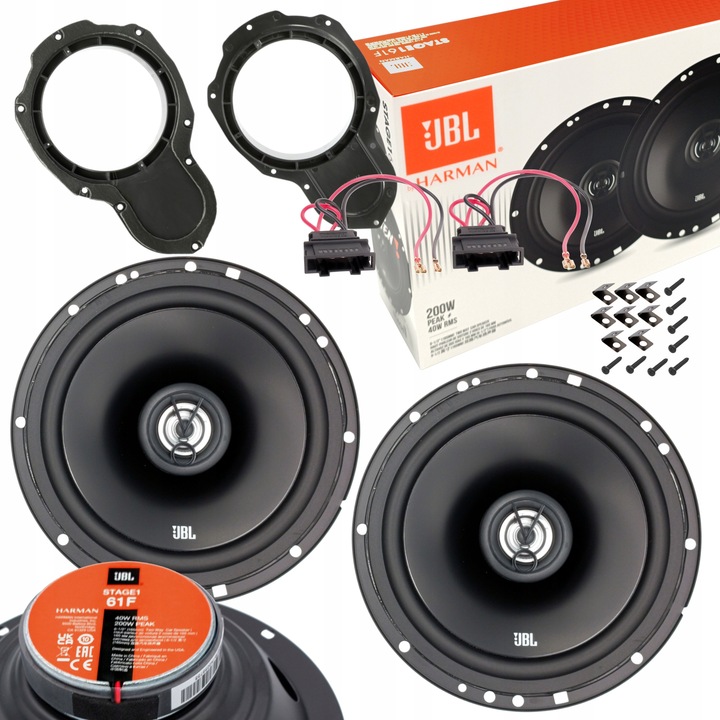 ALTAVOCES JBL 200W DE AUTOMÓVIL DISTANCIAS PARA VW PASSAT 56 B7 CC DE PUERTA PARTE DELANTERA 