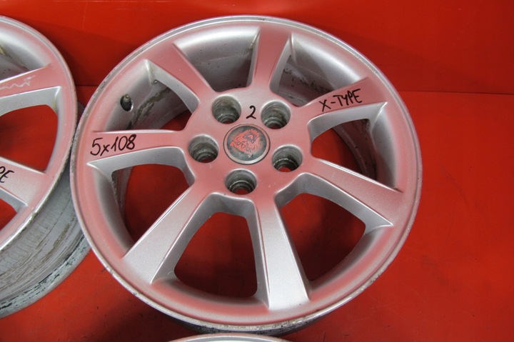 JAGUAR X-TYPE LLANTAS DE ALUMINIO 16'' 5X108 6.5J ET 52.5 4X43-1007-BA 