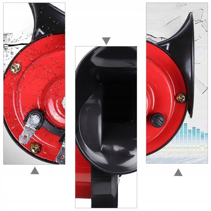300DB HAUT-PARLEURS AUTOMOBILE POCIAG AIR HORN KIT TRUCK