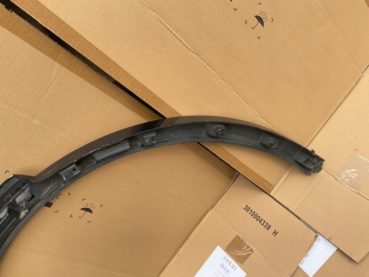 PORSCHE CAYENNE III 3 ARRIÈRE GAUCHE MOULURE GARDE-BOUE 9Y3854731E