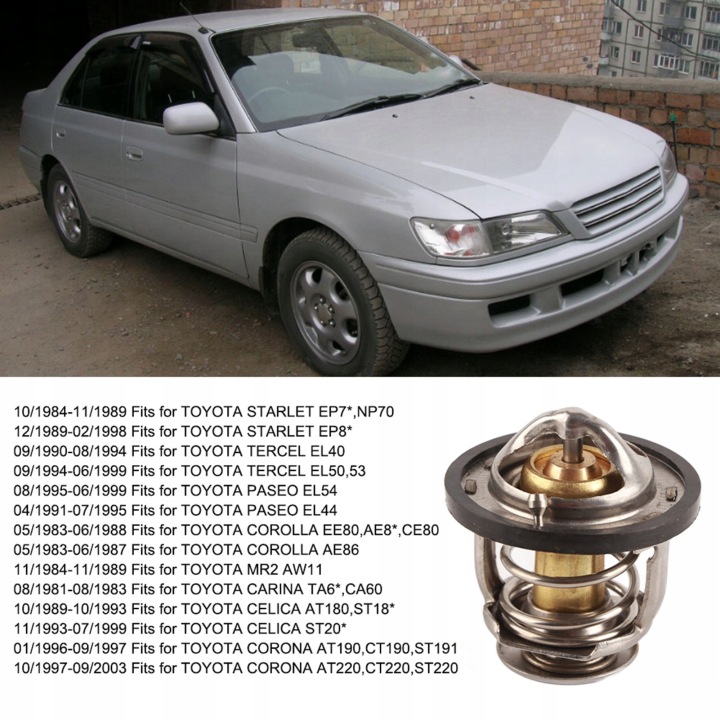 THERMOSTAT CHODZIWA MOTEUR 90916-03046 DOPODACJE VERS WP