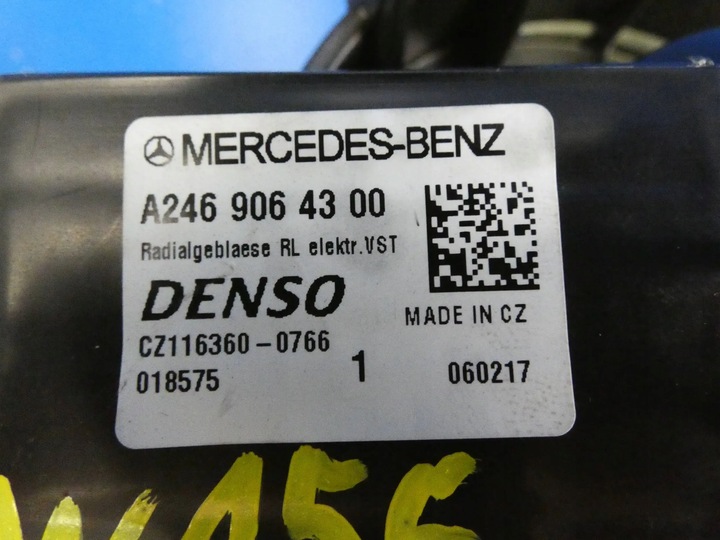 MERCEDES GLA W156 W176 W117 W246 SOPLADOR VENTILADOR DE VENTILACIÓN VERSIÓN INGLESA 