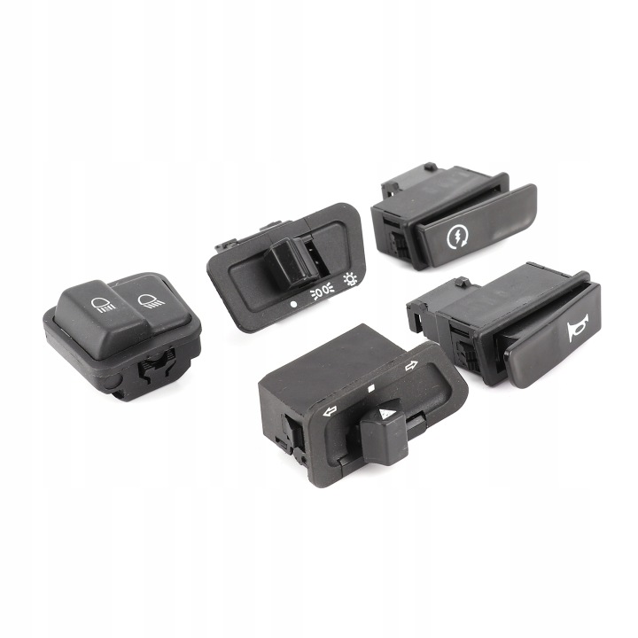 KIT 5 PIÈCES COMMUTATEURS FEUX COMBINÉ COMMUTATEURS SCOOTER GY6 125CC
