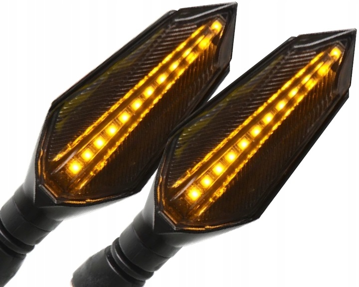 2X POSŪKIŲ RODIKLIS LED MOTOCIKLO QUADA TIPO PATVIRTINIMAS nuotrauka 3