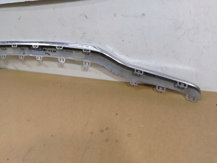 MOULURE CHROME PARE-CHOCS ARRIÈRE MERCEDES ML W166 ANNÉE 2011-2015 A1668852374