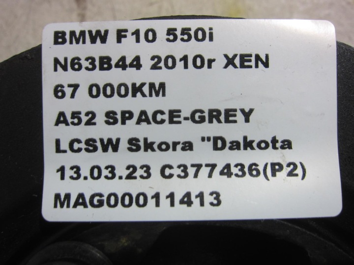 BMW F10 550 N63 F07 KOLO POULIE ARBRE 11237570263