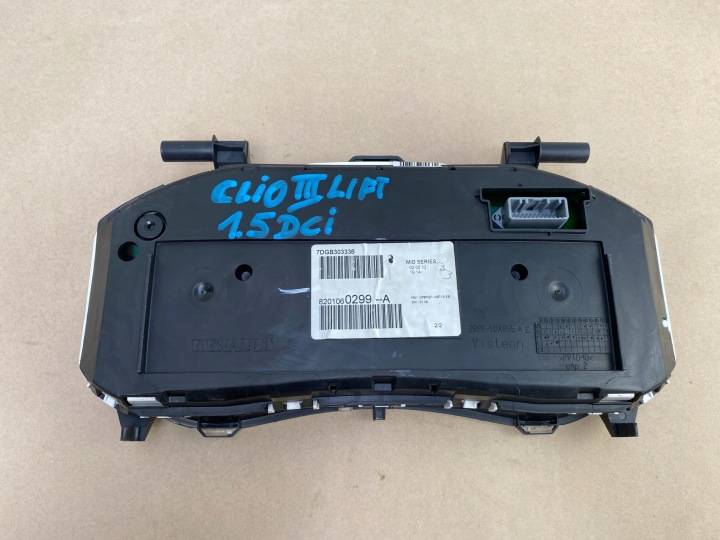 RENAULT CLIO III 1.5 DCI COMPTEUR TABLEAU DE BORD COMPTEUR DE VITESSE EUROPE