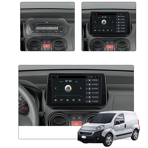 RADIO ANDROID GPS FIAT FIORINO 3 QUBO DSP 4/64GB 