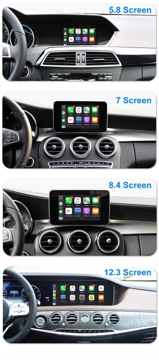 MERCEDES CARPLAY ANDROID AUTO NTG 5.0 W176 W246 W205 W212 W213 W463 W222 