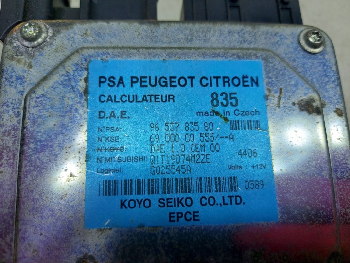 MODULE CONTRÔLEUR AMPLIFICATEUR 9653783580 CITROEN C2 C3