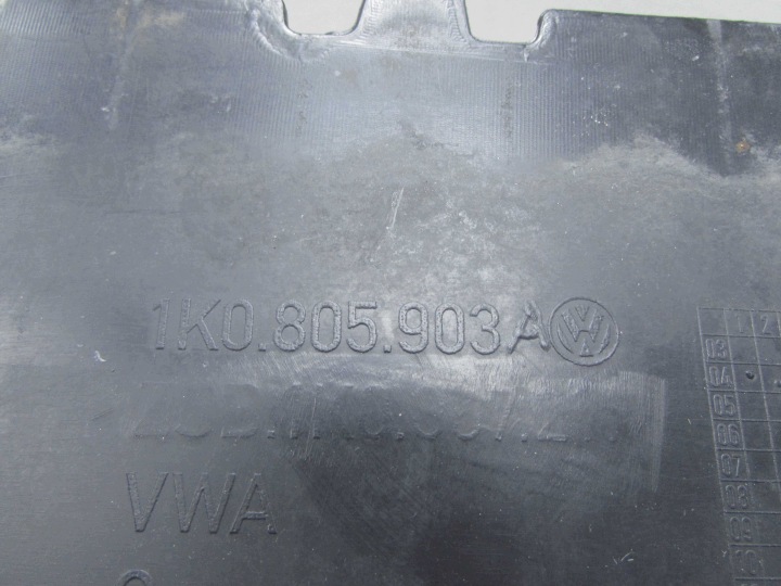 VW GOLF V 03-09 SPOILER DOUBLURE PARE-CHOCS AVANT 1K0805903A