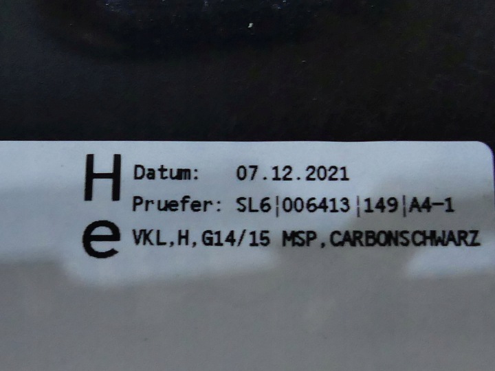 BMW G14 G15 MODULE PARE-CHOCS ARRIÈRE CARBONSCHWARZ 416