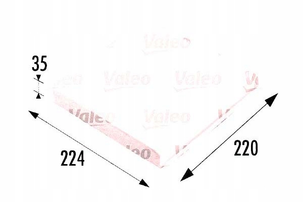 FILTRE BERLINE VALEO 698657 CU2245