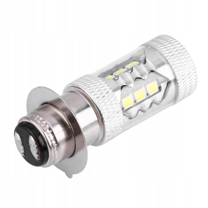 AMPOULE H6/P15D LED 80W BLANCHE LANTERNE ANTIBUÉE MOTOCYCLETTE 12 V DC