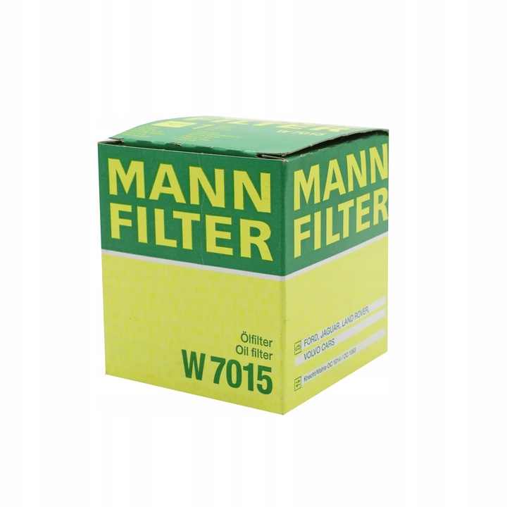 FILTRO ACEITES W7015/MAN MANN FILTROS 