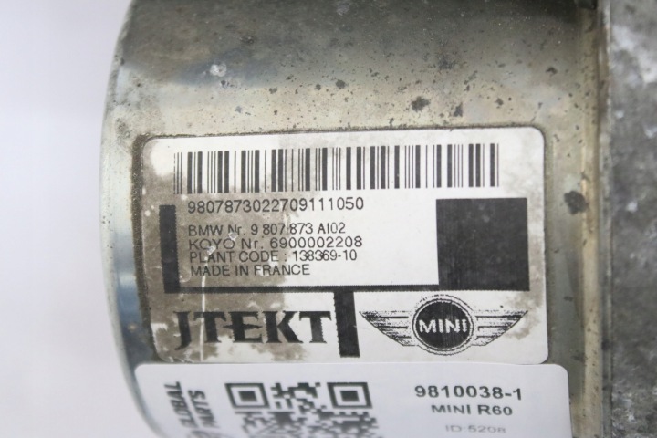 MINI COOPER COUNTRYMAN R60 CRÉMAILLÈRE DE DIRECTION CRÉMAILLÈRE DE DIRECTION 9807873