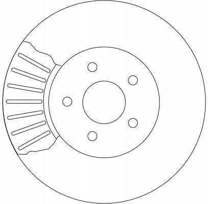 DISCO DE FRENADO PARTE DELANTERA TRW DF4147 