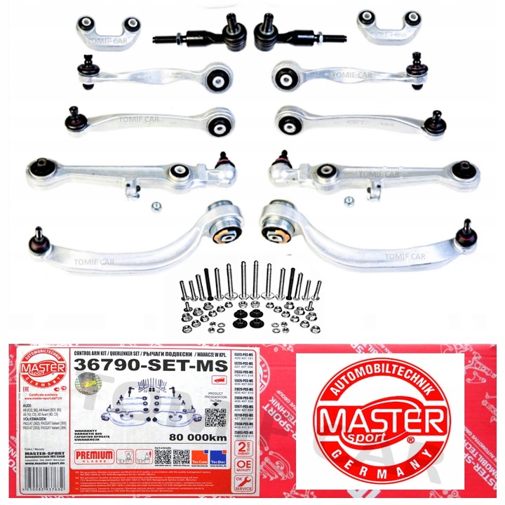 JUEGO VARILLAS MASTER-SPORT AUDI A4 VW PASSAT B5 36790-SET-MS 