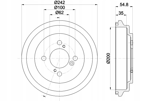 HELLA BEBNY DE FRENADO 2 PIEZAS SWIFT IV FZ NZ 