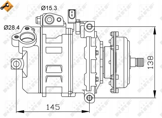 32148 COMPRESOR KLIMAT. VW 