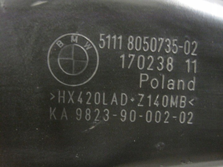 PANNEAU AVANT RENFORCEMENT POUTRE BMW F20 F21 7255393 7245786 8050735