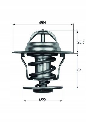 TERMOSTATO VW 87C 1,4-2,0 1,6TD/1,9TDI TX1587D 