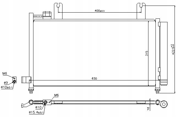 CONDENSATEUR RADIATEUR DU CLIMATISEUR NISSENS 8142018 photo 2 - milautoparts-fr.ukrlive.com