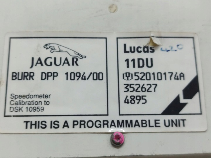 1996 JAGUAR XJ X300 COMPTEUR COMPTEUR DE VITESSE DPP1094